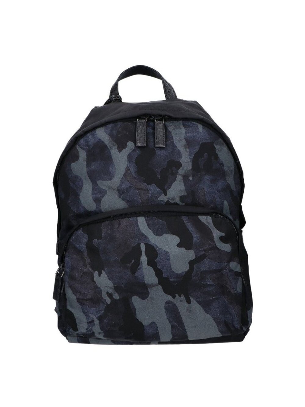 Prada Nylon Camouflage Triangle Plate Backpack